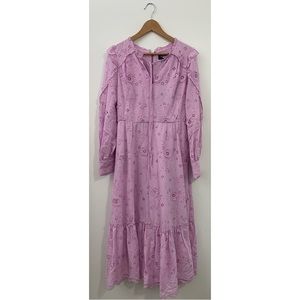 New Marchesa Notte Floral Eyelet Dress Size 6